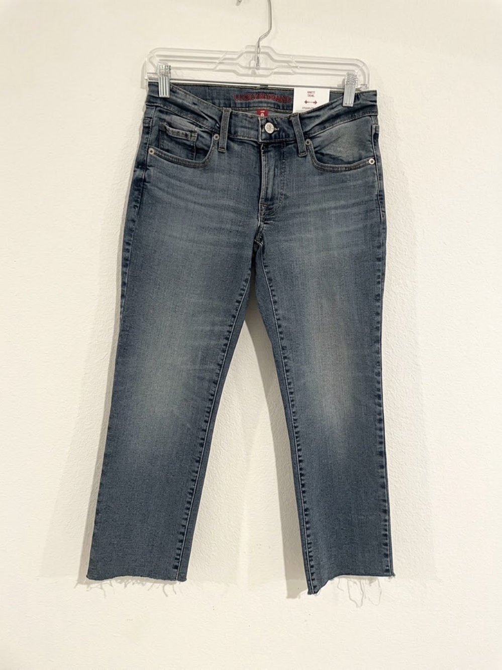 Lucky Brand Sweet N Crop Women's Cropped Straight Jeans in Faded Blue